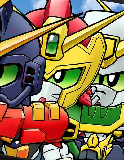 【週邊】千鳥社－萌鋼之魂 裝飾畫7