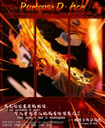 【海賊王】漫奇工作室-海賊王系列 火之意志 波特卡斯.D.艾斯2