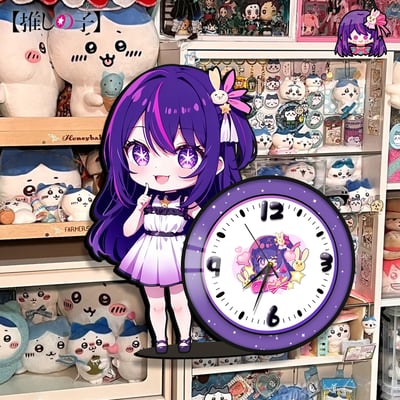 【週邊】阿喵畫社-Q版星野愛橫款鐘錶2