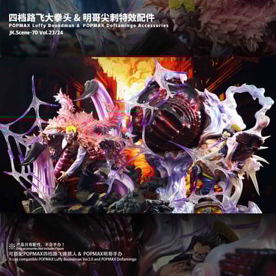 【海賊王】JacksDo-POPMAX四檔路飛大拳頭特效配件（不含人物）11