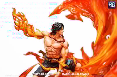 【海賊王】Badge BG工作室-宿命的對決 艾斯VS黑鬍子6