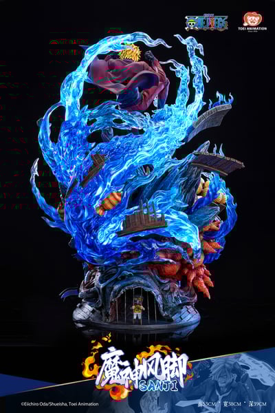 【正版授權】上海東映動畫-航海王 魔神風腳·SANJI5