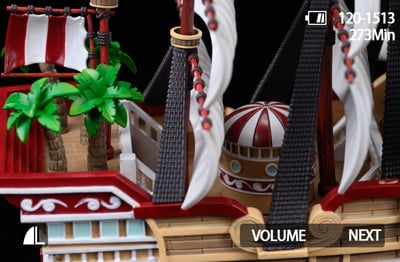 【海賊王】M4工作室-全員船系列 第十一彈 紅髮香克斯船 雷德.佛斯號6