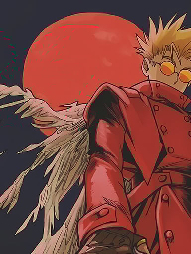 【週邊】巴洛克－槍神Trigun 槍神 裝飾畫＆冰箱貼2