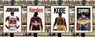 【週邊】星空工作室－NBA 喬丹背影 裝飾畫4