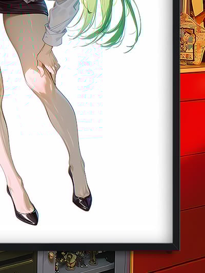 【週邊】巴洛克－反叛的魯路修 短裙C.C 裝飾畫&冰箱貼3