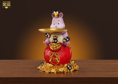 【宮崎駿】金運-studio－福袋坊寶寶 托盤擺件3