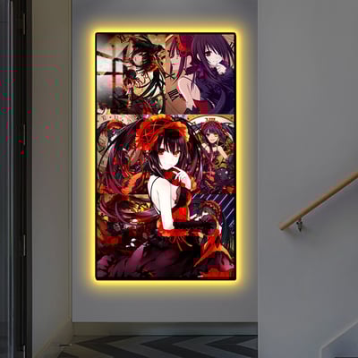 【週邊】阿喵畫社-約會大作戰 時崎狂三床頭燈帶畫5