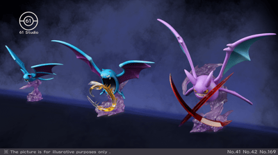 【寶可夢】61工作室-圖鑑系列 大嘴蝠進化組4