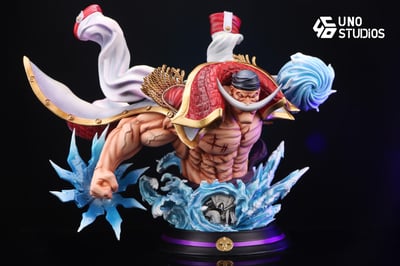 【海賊王】UNO工作室-白鬍子胸像 實色版2