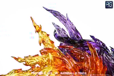 【海賊王】Badge BG工作室-宿命的對決 艾斯VS黑鬍子16