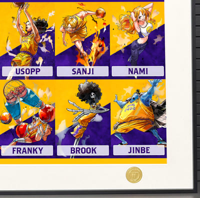 【週邊】H2工作室-湖人草帽團 海賊王路飛索隆娜美山治喬巴裝飾畫7