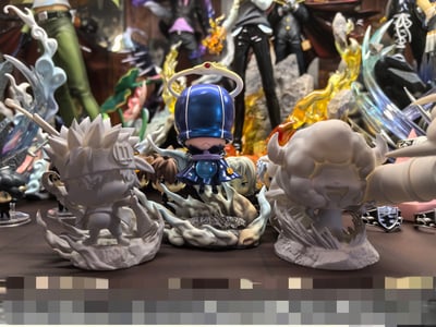 【家庭教師】ILL地下工廠-家庭教師REBORN 指環篇 笹川了平 藍波+戒指擺台套裝10