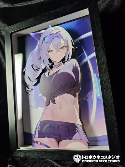 【週邊】泥棒貓工作室-銀狼 立體裝飾畫3