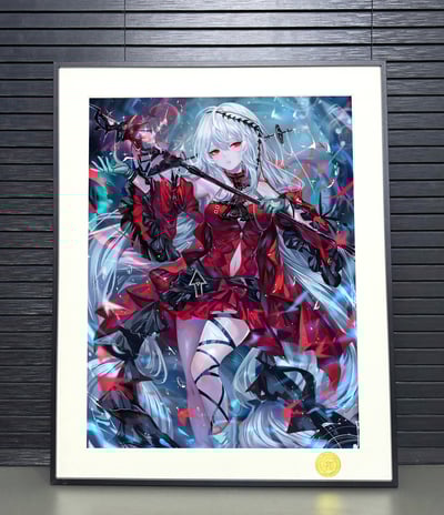 【週邊】H2工作室-濁心斯卡蒂 明日方舟史卡蒂紅蒂動漫二次元裝飾畫2