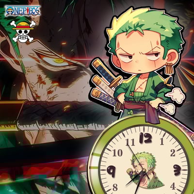 【週邊】阿喵畫社-索隆鐘錶7