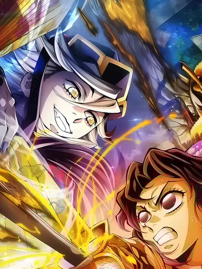 【週邊】星空工作室-鬼滅無限城B版 鬼滅之刃 無限城篇 炎柱猗窩座蝴蝶忍童磨動漫遊戲二次元裝飾畫3