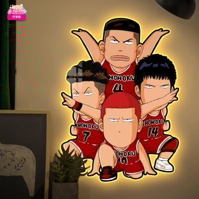 【週邊】阿喵畫社-灌籃高手隊搞怪燈帶畫3