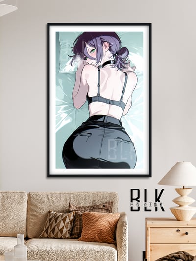 【週邊】巴洛克－鏈鋸人 臥室蕾塞 裝飾畫&冰箱貼4