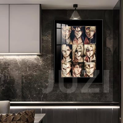 【週邊】橘子工作室－進擊的巨人 切片海報 彩色版 裝飾畫2