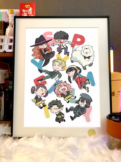 【週邊】星空工作室－SPY×FAMILY Q版過家家 裝飾畫3