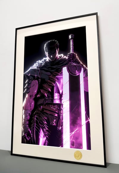 【週邊】H2工作室-劍風傳奇格斯 烙印戰士烙印勇士Berserk裝飾畫3