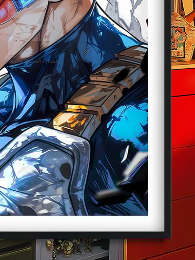 【週邊】巴洛克－七龍珠 戰鬥貝吉塔 裝飾畫 & 冰箱貼3