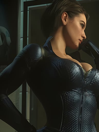 【週邊】巴洛克－生化危機 吉兒 裝飾畫2