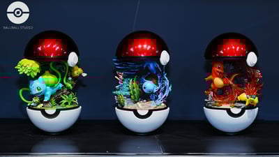 【寶可夢】BallBall Studio-第一世代 禦三家 小火龍 傑尼龜13