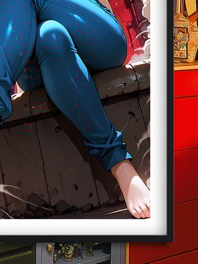 【週邊】巴洛克－七龍珠 月下18號 裝飾畫&冰箱貼3