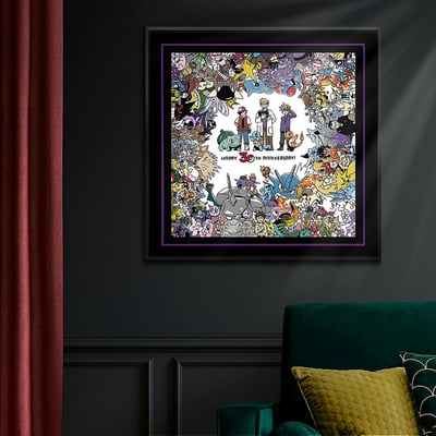 【週邊】千鳥社－寶可夢30周年插畫 裝飾畫6