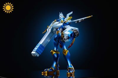 【數碼寶貝】太陽模玩-凱撒暴龍獸 鎧甲加魯魯4