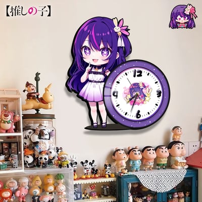 【週邊】阿喵畫社-Q版星野愛橫款鐘錶3