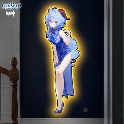 【週邊】阿喵畫社-旗袍 甘雨8