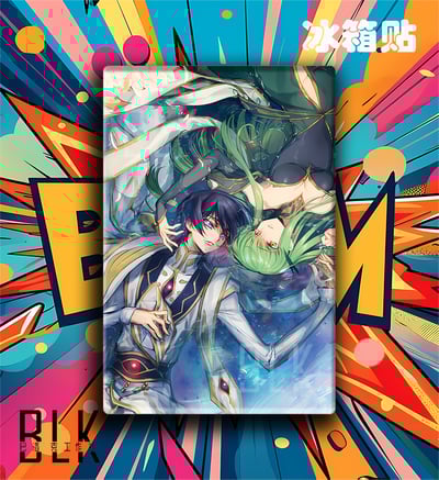 【週邊】巴洛克－反叛的魯路修 魯路修＆C.C. 裝飾畫＆冰箱貼5