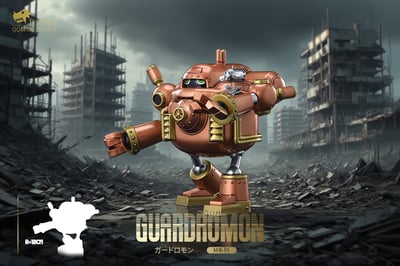 【數碼寶貝】T1-studio-鋼鐵帝國系列 機械邪龍 百萬龍 千兆龍 裝甲 守衛 坦克3