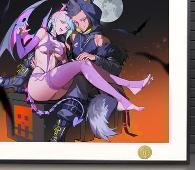 【週邊】H2工作室－萬聖節 露西 大衛 賽博龐克 邊緣行者 裝飾畫4