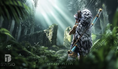 【海賊王】BT工作室-蒙奇·D·路飛系列 酋長路飛1