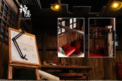 【宮崎駿】神隱工作室-剪影瞬間系列 紅豬王牌飛行員波魯克6