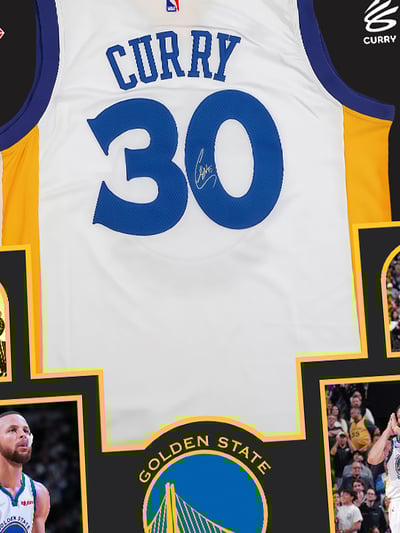 【週邊】星空工作室－史蒂芬·柯瑞 球衣版畫 裝飾畫3