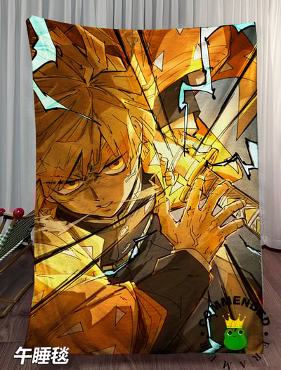 【週邊】皇呱－鬼滅之刃 金色閃光善逸 裝飾畫4