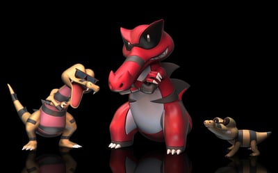 【寶可夢】G9 STUDIO-流氓鱷進化組1