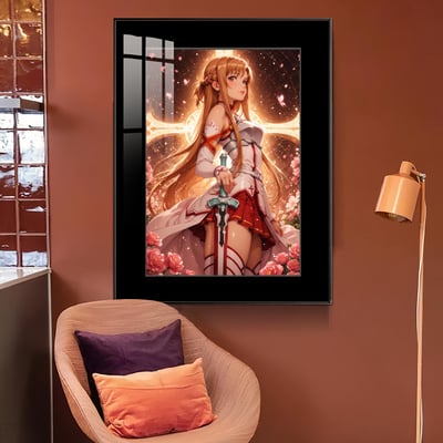 【週邊】橘子工作室－刀劍神域 十字玫瑰 亞絲娜 裝飾畫3