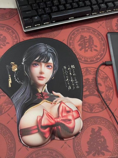 【正版授權】天工燥物-制服系列 第三彈 旗袍 紅杏10