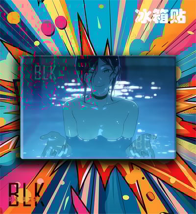 【週邊】巴洛克－鏈鋸人 水之蕾塞 裝飾畫 & 冰箱貼5