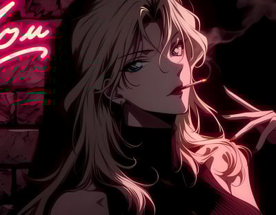 【週邊】H2工作室-貝姐 名偵探柯南貝爾摩德苦艾酒動漫二次元裝飾畫4