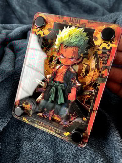 【週邊】萌萌匠-Onepiece海賊王羅羅諾亞佐羅小索隆立體壓克力磚擺台3