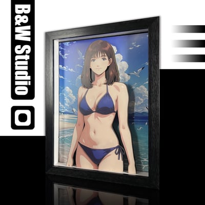 【週邊】B&W Studio-赤木晴子 立體裝飾畫3