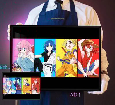 【週邊】千鳥社-孤獨搖滾cosplay後藤山田涼喜多鬱代虹夏裝飾畫1