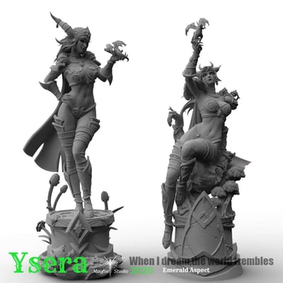 【魔獸世界】蜉蝣工作室-魔獸龍族系列 第二款 綠龍女王6